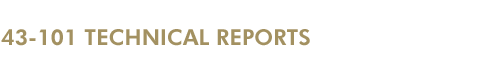 43-101 Technical Reports